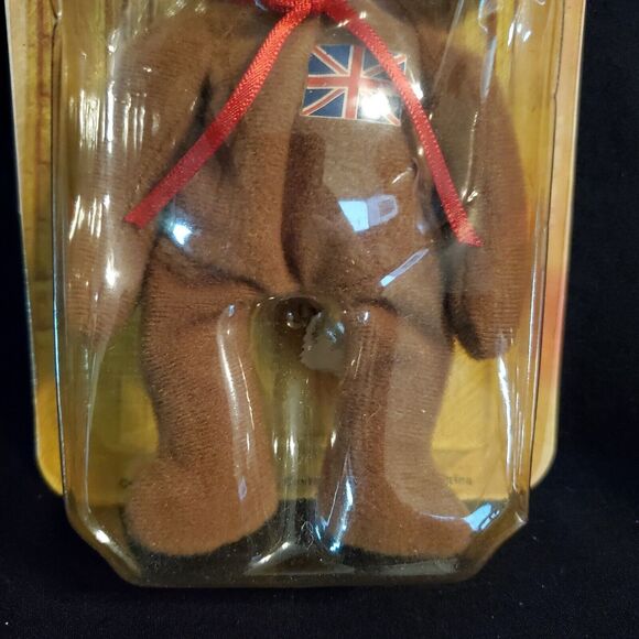 Ty Beanie Baby Britannia The Bear 1997 Retired PVC Pellets 4th Gen McDonalds - Picture 4 of 9